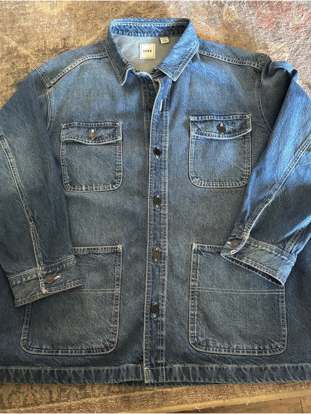 ROWM Blue Denim Shirt Jacket